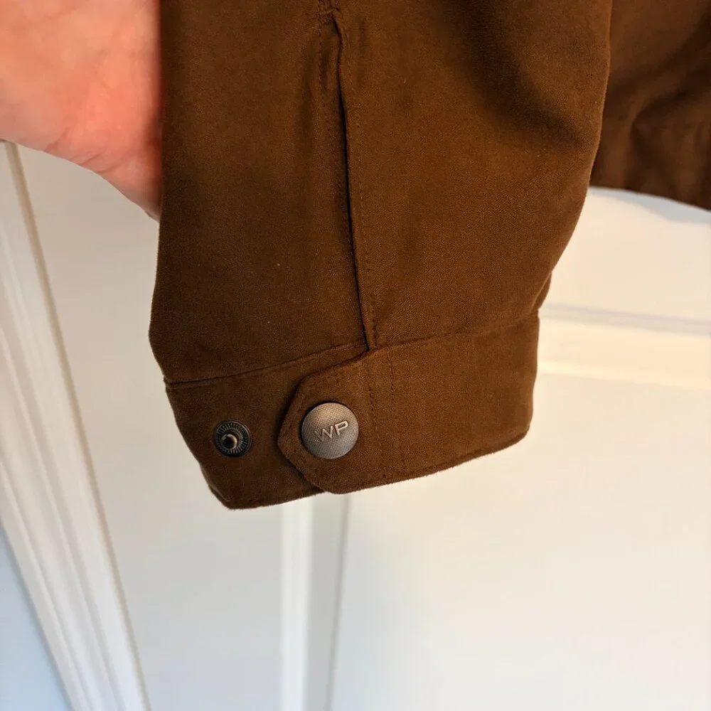 Weatherproof Faux Suede Jacket XL Brown